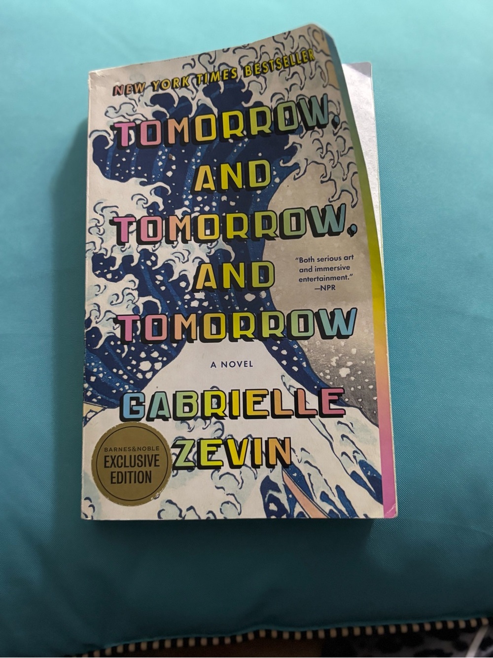 Tomorrow, and Tomorrow, and Tomorrow B&N Exclusive Sprayed Edges PB
